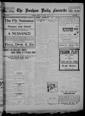 The Bonham Daily Favorite (Bonham, Tex.), Vol. 13, No. 243, Ed. 1 Saturday, May 6, 1911