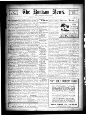 The Bonham News. (Bonham, Tex.), Vol. 40, No. 24, Ed. 1 Friday, August 25, 1905