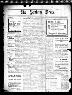 Primary view of object titled 'The Bonham News. (Bonham, Tex.), Vol. 34, No. 34, Ed. 1 Friday, January 19, 1900'.