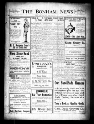 The Bonham News (Bonham, Tex.), Vol. 50, No. 102, Ed. 1 Friday, April 14, 1916