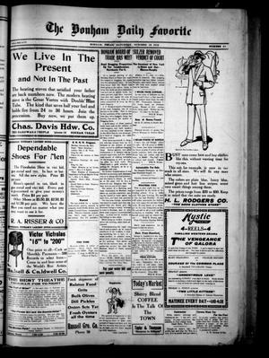 The Bonham Daily Favorite (Bonham, Tex.), Vol. 16, No. 68, Ed. 1 Saturday, October 18, 1913
