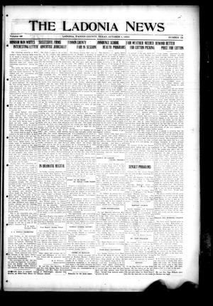 The Ladonia News (Ladonia, Tex.), Vol. 46, No. 39, Ed. 1 Friday, October 1, 1926