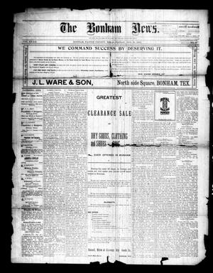 The Bonham News. (Bonham, Tex.), Vol. 32, No. 25, Ed. 1 Friday, November 19, 1897
