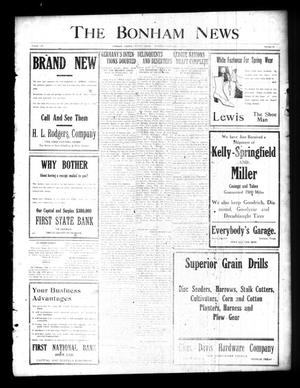 The Bonham News (Bonham, Tex.), Vol. 53, No. 85, Ed. 1 Tuesday, February 11, 1919