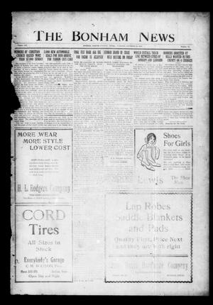The Bonham News (Bonham, Tex.), Vol. 54, No. 61, Ed. 1 Tuesday, November 18, 1919