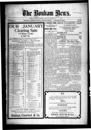 The Bonham News. (Bonham, Tex.), Vol. 37, No. 33, Ed. 1 Friday, January 16, 1903