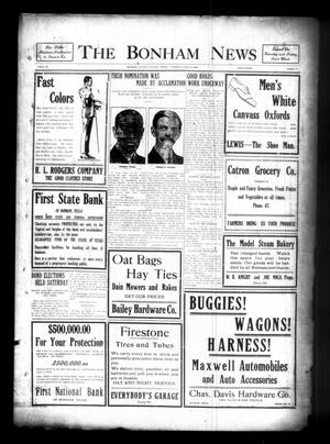 The Bonham News (Bonham, Tex.), Vol. 51, No. 17, Ed. 1 Tuesday, June 20, 1916