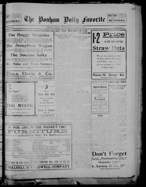 The Bonham Daily Favorite (Bonham, Tex.), Vol. 14, No. 17, Ed. 1 Wednesday, August 16, 1911