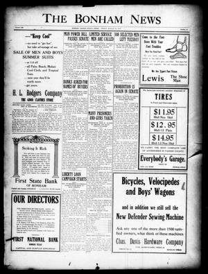 The Bonham News (Bonham, Tex.), Vol. 53, No. 38, Ed. 1 Friday, August 30, 1918