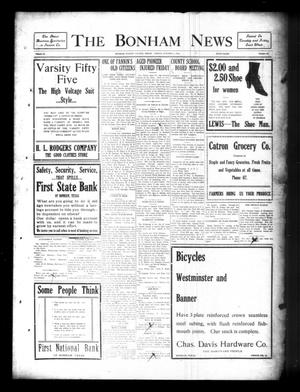 The Bonham News (Bonham, Tex.), Vol. 51, No. 48, Ed. 1 Friday, October 6, 1916