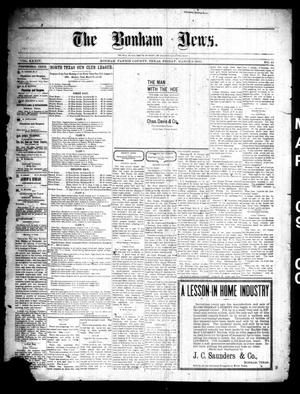 The Bonham News. (Bonham, Tex.), Vol. 34, No. 41, Ed. 1 Friday, March 9, 1900