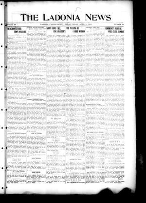 The Ladonia News (Ladonia, Tex.), Vol. 48, No. 14, Ed. 1 Friday, April 6, 1928