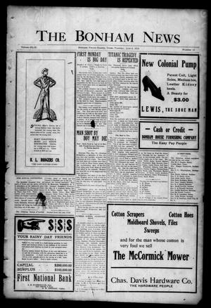 Primary view of object titled 'The Bonham News (Bonham, Tex.), Vol. 49, No. 12, Ed. 1 Tuesday, June 2, 1914'.