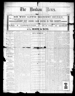The Bonham News. (Bonham, Tex.), Vol. 32, No. 19, Ed. 1 Friday, October 8, 1897