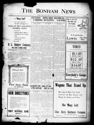 The Bonham News (Bonham, Tex.), Vol. 53, No. 36, Ed. 1 Friday, August 23, 1918