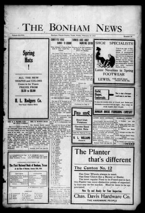 The Bonham News (Bonham, Tex.), Vol. 48, No. 89, Ed. 1 Friday, February 27, 1914