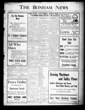 The Bonham News (Bonham, Tex.), Vol. 54, No. 37, Ed. 1 Tuesday, August 26, 1919