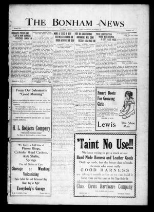 The Bonham News (Bonham, Tex.), Vol. 54, No. 55, Ed. 1 Tuesday, October 28, 1919
