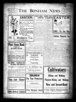 The Bonham News (Bonham, Tex.), Vol. 50, No. 104, Ed. 1 Friday, April 21, 1916