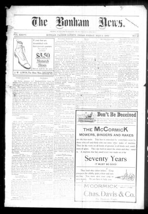 The Bonham News. (Bonham, Tex.), Vol. 36, No. 48, Ed. 1 Friday, May 2, 1902