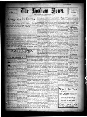 The Bonham News. (Bonham, Tex.), Vol. 40, No. 9, Ed. 1 Tuesday, July 4, 1905