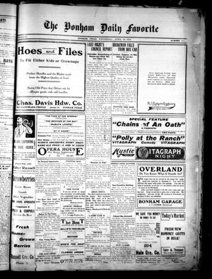 The Bonham Daily Favorite (Bonham, Tex.), Vol. 15, No. 234, Ed. 1 Wednesday, April 30, 1913