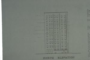 [Robert E. Lee Hotel, (North Elevation Drawing)]