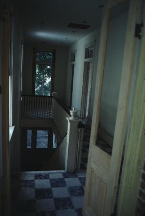 [Garcia-Garza House, (View Down Stairs to main Entry-Interior)]