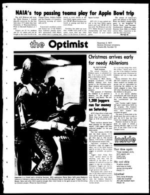 The Optimist (Abilene, Tex.), Vol. 65, No. 13, Ed. 1, Friday, December 2, 1977