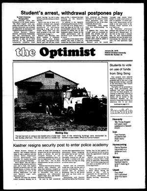 Primary view of object titled 'The Optimist (Abilene, Tex.), Vol. 66, No. 16, Ed. 1, Friday, January 26, 1979'.