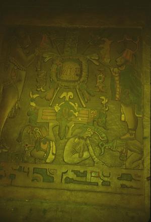 [Aztec Theater, (decorative panel - lobby)]