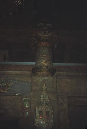 [Aztec Theater, (column in main lobby)]