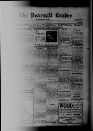 Primary view of object titled 'The Pearsall Leader (Pearsall, Tex.), Vol. 20, No. 21, Ed. 1 Friday, September 4, 1914'.