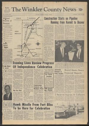 The Winkler County News (Kermit, Tex.), Vol. 31, No. 26, Ed. 1 Monday, June 12, 1967