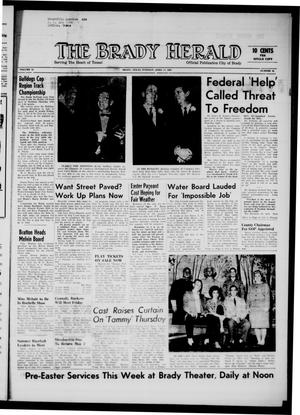 The Brady Herald (Brady, Tex.), Vol. 19, No. 24, Ed. 1 Tuesday, April 17, 1962