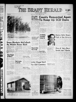 The Brady Herald (Brady, Tex.), Vol. 20, No. 13, Ed. 1 Tuesday, February 12, 1963