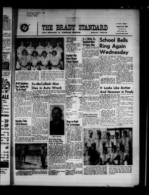 The Brady Standard and Heart O' Texas News (Brady, Tex.), Vol. 52, No. 45, Ed. 1 Friday, August 25, 1961