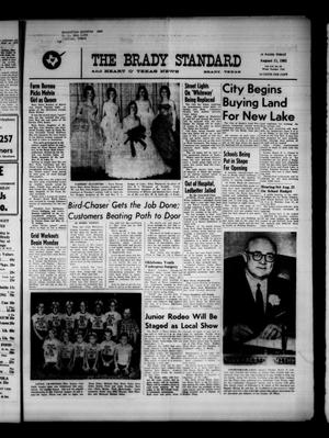 Primary view of object titled 'The Brady Standard and Heart O' Texas News (Brady, Tex.), Vol. 52, No. 43, Ed. 1 Friday, August 11, 1961'.