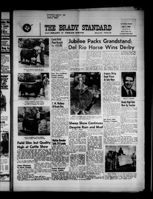 Primary view of object titled 'The Brady Standard and Heart O' Texas News (Brady, Tex.), Vol. 52, No. 38, Ed. 1 Friday, July 7, 1961'.