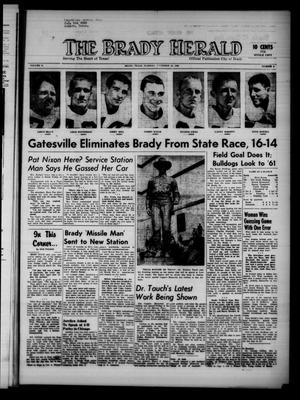 The Brady Herald (Brady, Tex.), Vol. 18, No. 6, Ed. 1 Tuesday, November 22, 1960