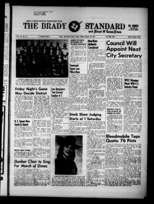 Primary view of object titled 'The Brady Standard and Heart O' Texas News (Brady, Tex.), Vol. 51, No. 14, Ed. 1 Friday, January 22, 1960'.