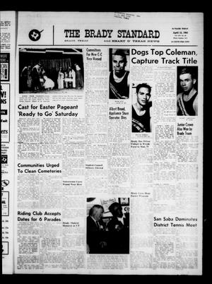 The Brady Standard and Heart O' Texas News (Brady, Tex.), Vol. 54, No. 26, Ed. 1 Friday, April 12, 1963