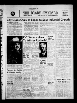 The Brady Standard and Heart O' Texas News (Brady, Tex.), Vol. 54, No. 27, Ed. 1 Friday, April 19, 1963
