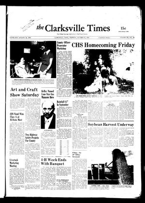 The Clarksville Times (Clarksville, Tex.), Vol. 102, No. 36, Ed. 1 Thursday, October 10, 1974