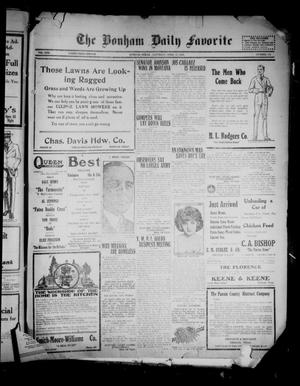 The Bonham Daily Favorite (Bonham, Tex.), Vol. 22, No. 126, Ed. 1 Saturday, April 24, 1920