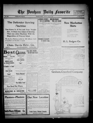The Bonham Daily Favorite (Bonham, Tex.), Vol. 22, No. 168, Ed. 1 Monday, February 16, 1920