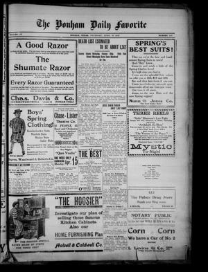 The Bonham Daily Favorite (Bonham, Tex.), Vol. 14, No. 226, Ed. 1 Thursday, April 18, 1912