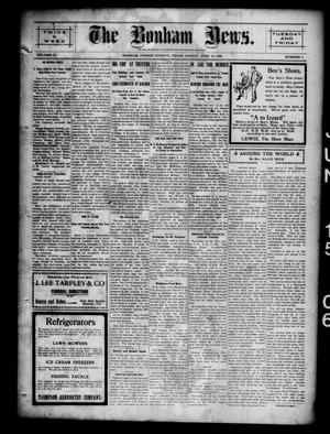 The Bonham News. (Bonham, Tex.), Vol. 41, No. 4, Ed. 1 Friday, June 15, 1906
