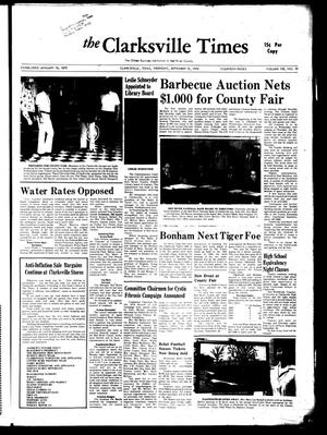 The Clarksville Times (Clarksville, Tex.), Vol. 102, No. 32, Ed. 1 Thursday, September 12, 1974