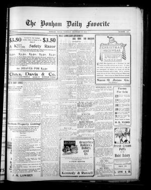 The Bonham Daily Favorite (Bonham, Tex.), Vol. 13, No. 120, Ed. 1 Tuesday, December 13, 1910